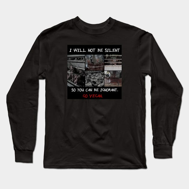 I will not be silent Long Sleeve T-Shirt by quinnhopp